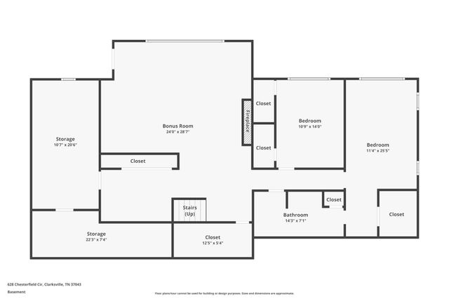 628 Chesterfield Cir, Clarksville, TN 37043