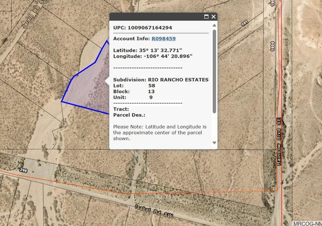 XXX Jurado Road SW 9, Rio Rancho, NM 87124