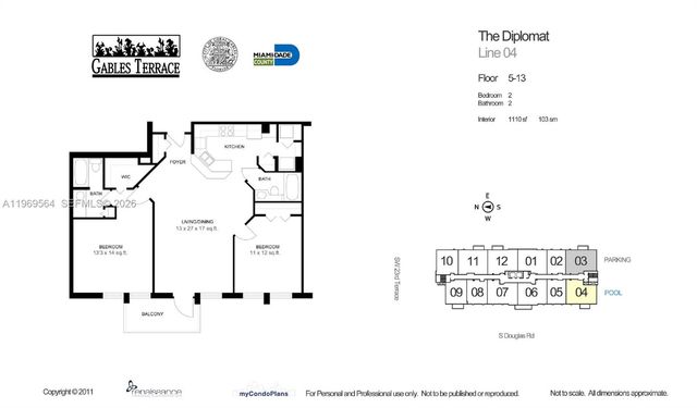 2351 Douglas Rd 1104, Miami, FL 33145