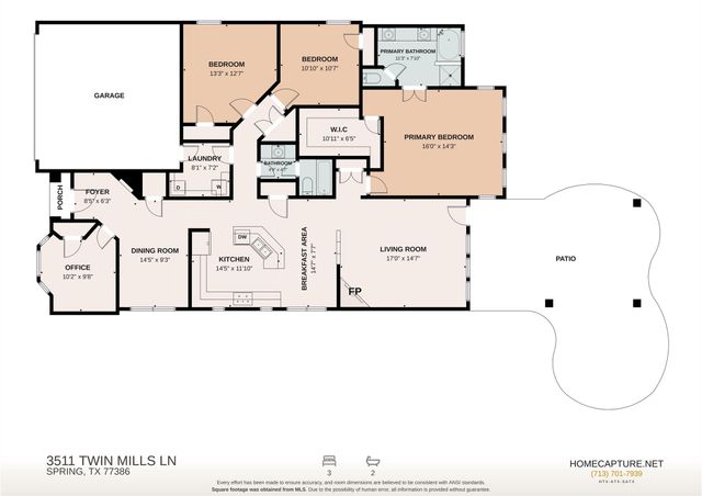 3511 Twin Mills Lane, Spring, TX 77386