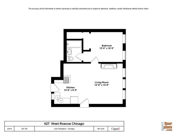 627 W ROSCOE Street B3, Chicago, IL 60657