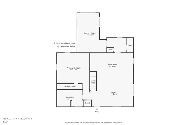 1603 Anaconda Trail, Granbury, TX 76048