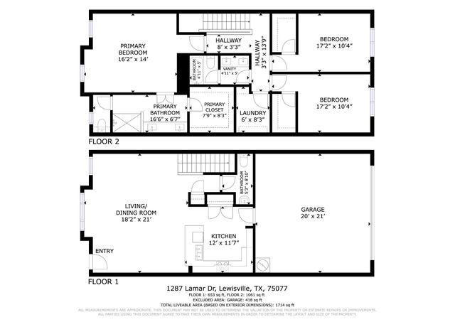 1287 Lamar Drive, Lewisville, TX 75077