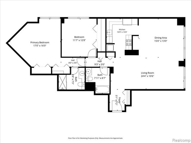 1001 W Jefferson Avenue 13B, Detroit, MI 48226