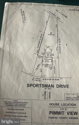 7400 SPORTSMAN DR, Falls Church, VA 22043