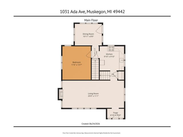 1031 Ada Avenue, Muskegon, MI 49442