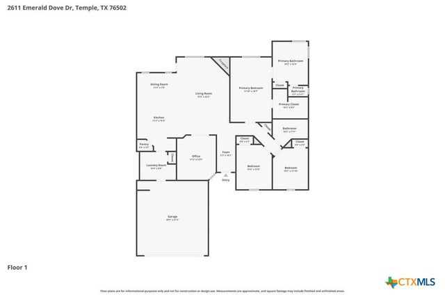 2611 Emerald Dove Drive, Temple, TX 76502