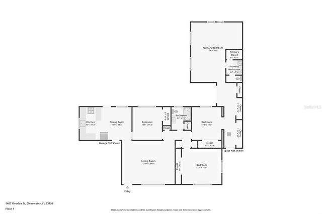 1407 OVERLEA STREET, Clearwater, FL 33755