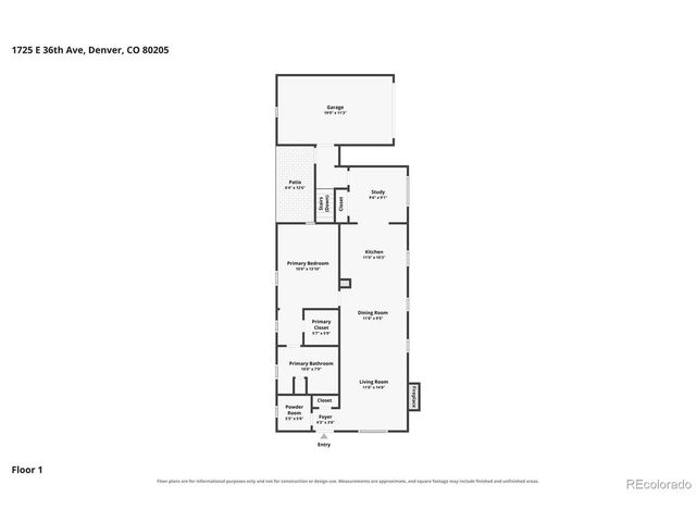 1725 E 36th Ave, Denver, CO 80205