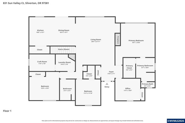 839 Sun Valley Av, Silverton, OR 97381
