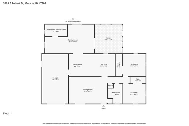 5909 E Robert Street, Muncie, IN 47303