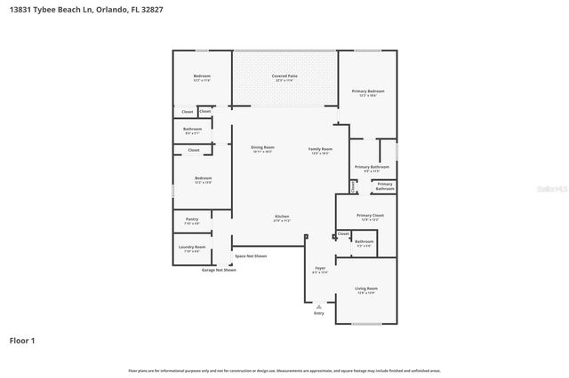 13831 TYBEE BEACH LANE, Orlando, FL 32827