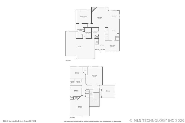 3108 W Norman Circle, Broken Arrow, OK 74012