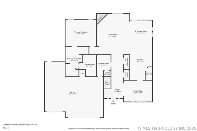 3108 W Norman Circle, Broken Arrow, OK 74012