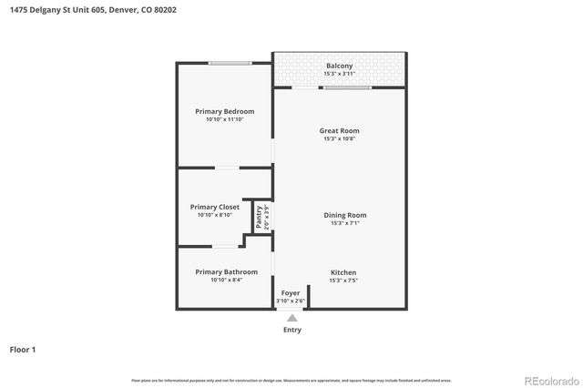 1475 Delgany Street 605, Denver, CO 80202