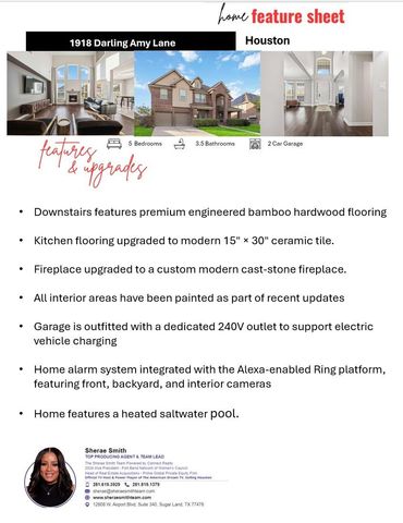 1918 Darling Amy Lane, Pearland, TX 77089