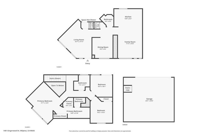 1481 Gingerwood Drive, Milpitas, CA 95035