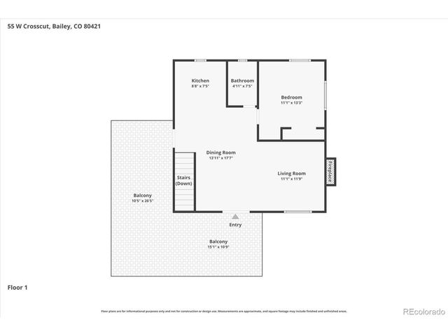 55 W Crosscut, Bailey, CO 80421
