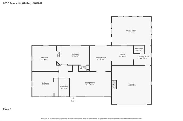 625 S Troost Street, Olathe, KS 66061