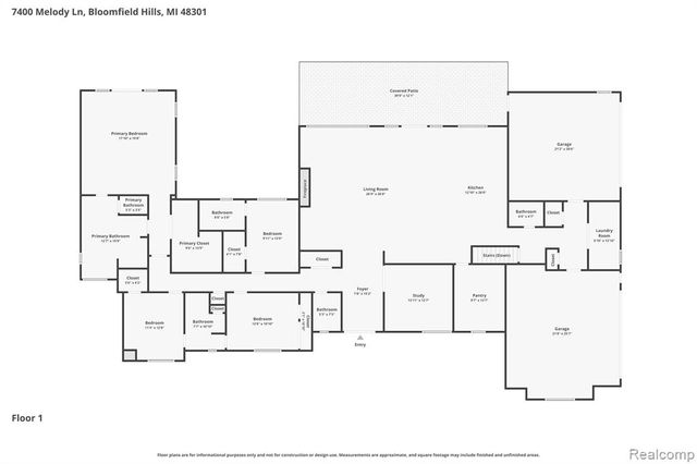 7400 Melody Lane, Bloomfield Hills, MI 48301
