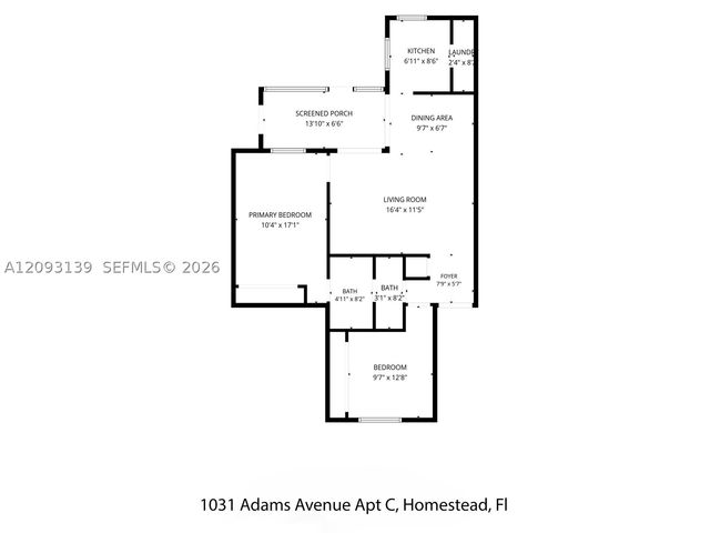 1031 Adams Ave 1031C, Homestead, FL 33034