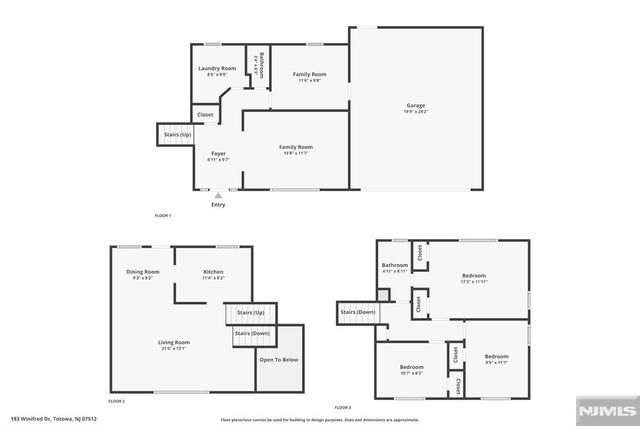 183 Winifred Drive, Totowa, NJ 07512