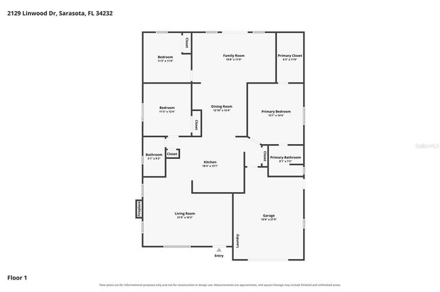 2129 LINWOOD DRIVE, Sarasota, FL 34232