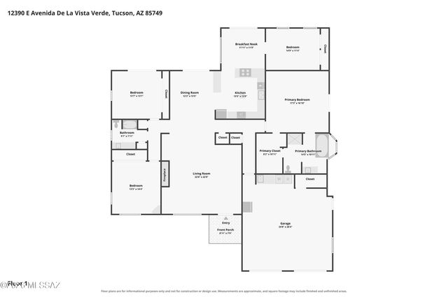 12390 E Ave De La Vista Verde, Tucson, AZ 85749