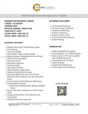 6100 N Ocean Dr 3N, Hollywood, FL 33019