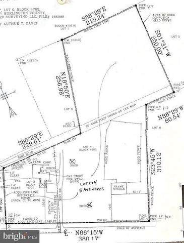 579 AND 583 TABERNACLE RD, Medford, NJ 08055