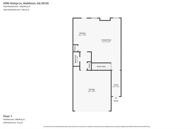 5596 Hislop Lane SW, Mableton, GA 30126