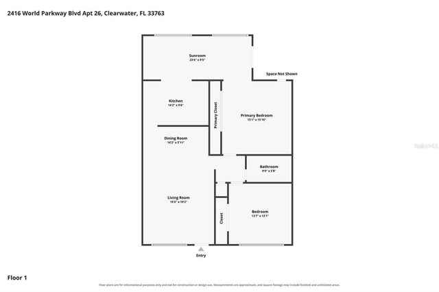2416 WORLD PARKWAY BOULEVARD 26, Clearwater, FL 33763