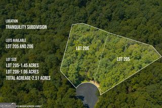 LTS 205/206 Harris Ridge Drive, Ellijay, GA 30540