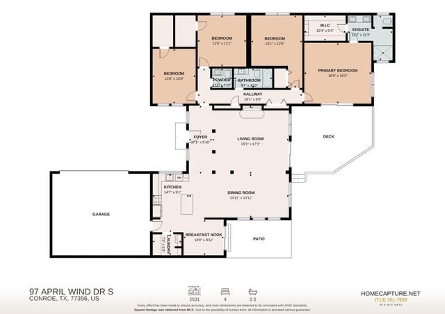 97 April Wind Drive S, Conroe, TX 77356