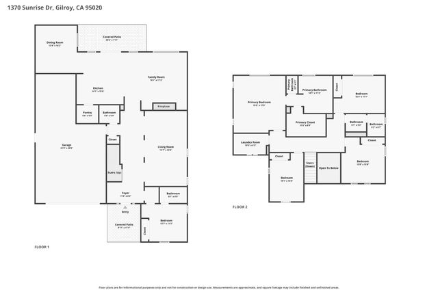 1370 Sunrise Drive, Gilroy, CA 95020