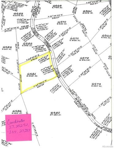 Lot 6581 Ackerman Road, Fort Garland, CO 81133