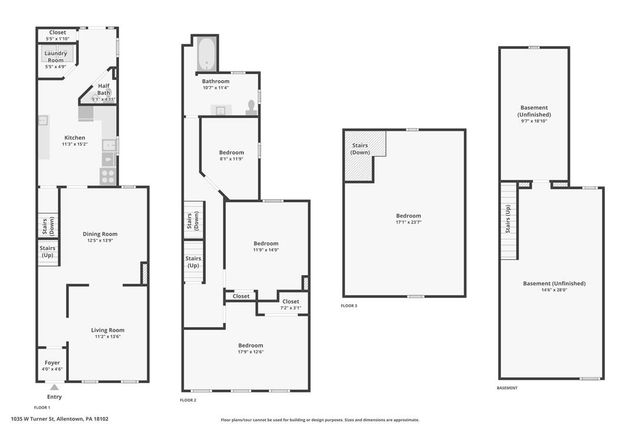 1035 West Turner, Allentown City, PA 18102