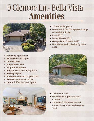9 Glencoe Lane, Bella Vista, AR 72715