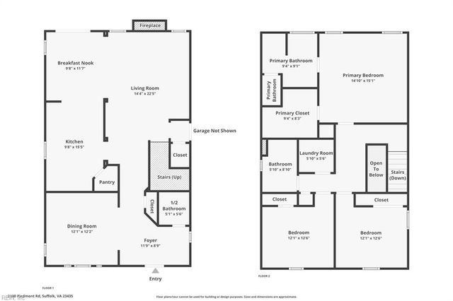 2100 Piedmont RD, Suffolk, VA 23435