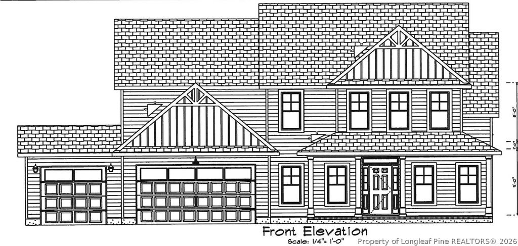 174 Cambray Downs (Lot 5) Court, Raeford, NC 28376 — exterior