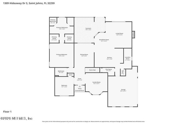 1309 HIDEAWAY Drive S, St. Johns, FL 32259