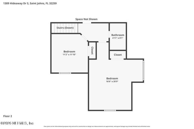 1309 HIDEAWAY Drive S, St. Johns, FL 32259