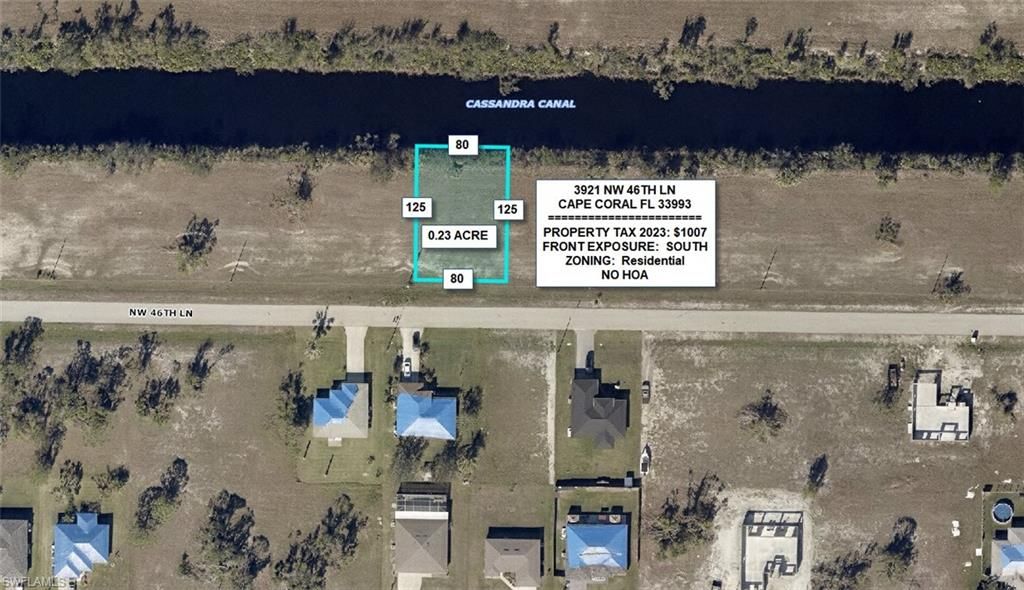 3921 NW 46th LN, CAPE CORAL, FL 33993 — exterior