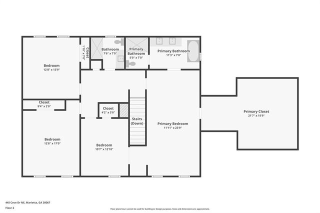 445 Cove Drive NE, Marietta, GA 30067