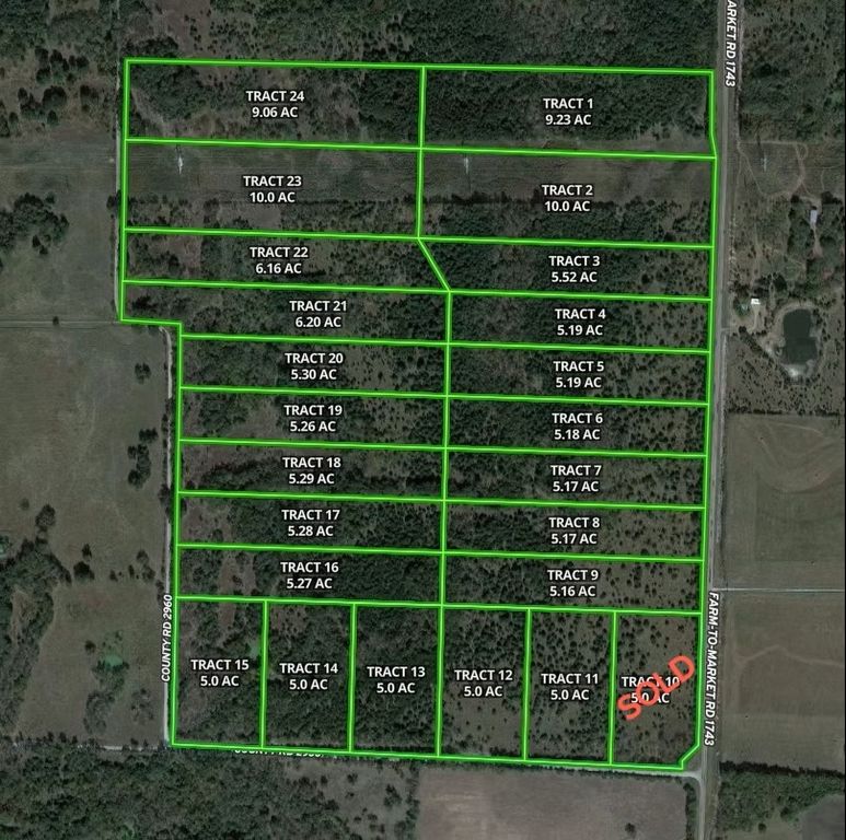 Tract 17 County Road 2960, Honey Grove, TX 75446