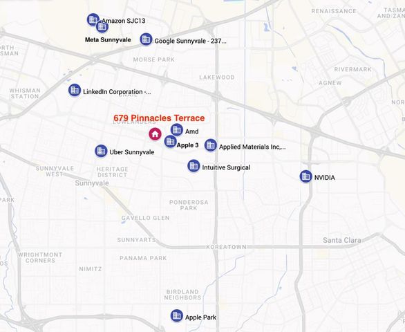 679 Pinnacles Terrace, Sunnyvale, CA 94085