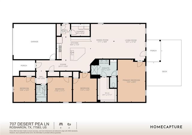 707 Desert Pea Lane, Rosharon, TX 77583