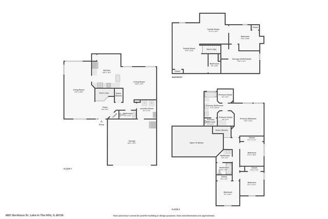 4801 BORDEAUX Drive, Lake In The Hills, IL 60156