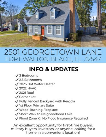2501 Georgetown Lane, Fort Walton Beach, FL 32547