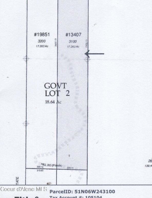 N Hill RD, Post Falls, ID 83854
